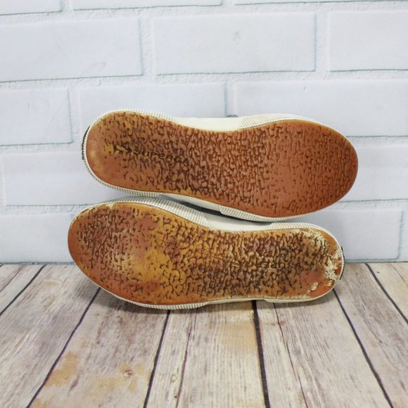 Superga Gray Canvas Lace Up Casual Sneakers Size 7 - Picture 8 of 8